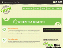Tablet Screenshot of eatgreentea.com